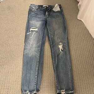 Straight leg jeans